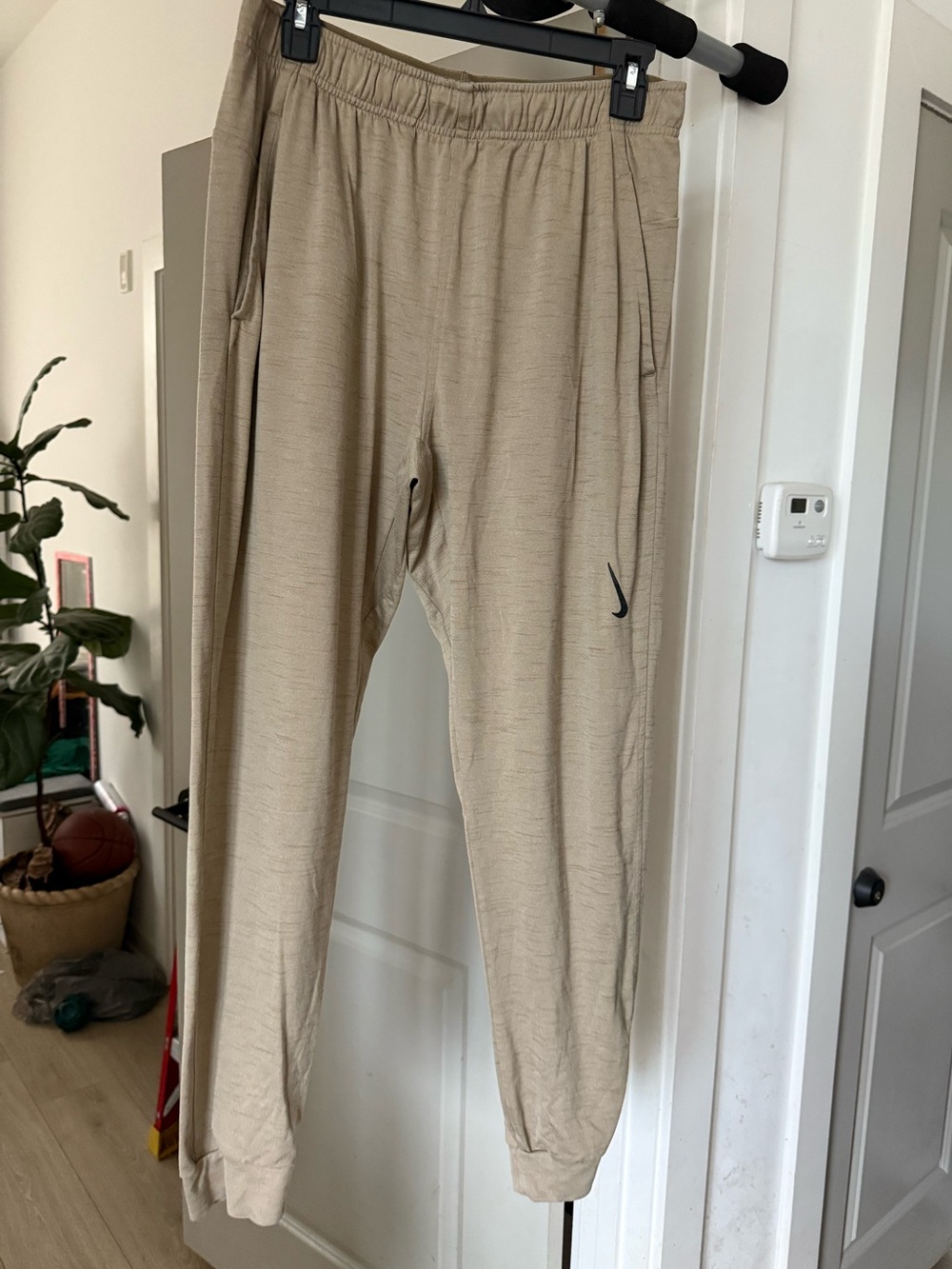 Nike Men’s Beige Dri-FIT Jogger Pants